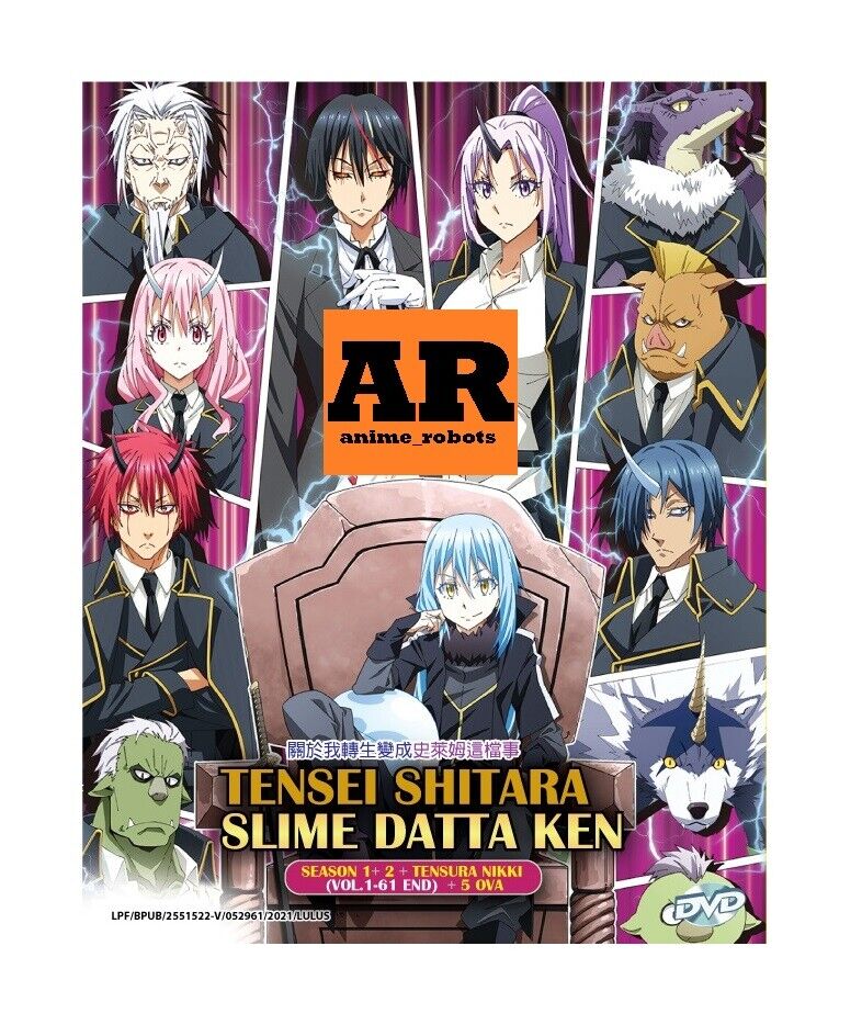 English dubbed of Tensei Shitara Slime Datta Ken Season 1+2(1-61End)Anime  DVD 9555652706349 | eBay