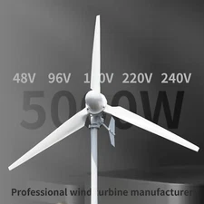 5000W 48V 96V 220V  Wind Turbine Kits On Grid-tie System 5KW Wind Power Generato