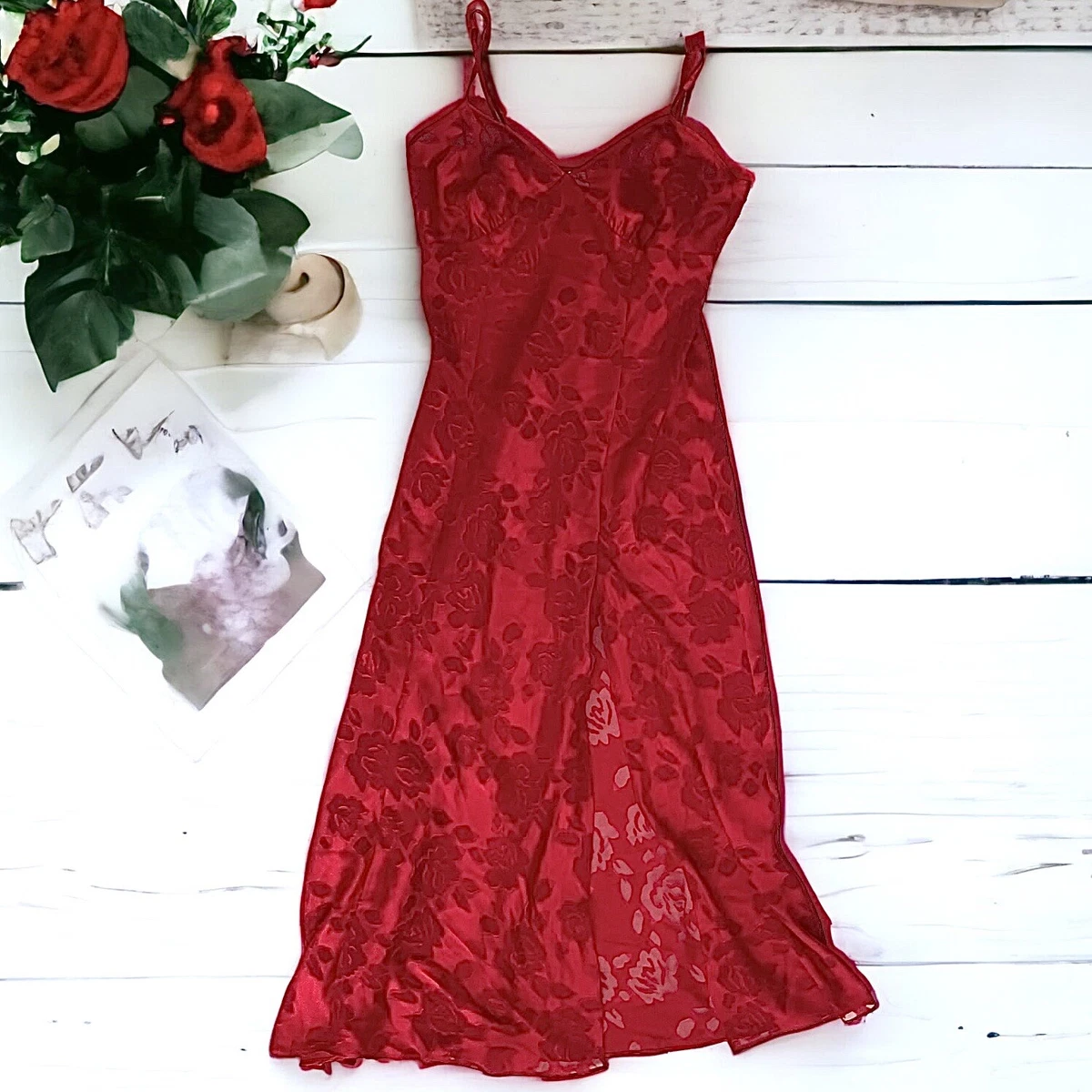 Professional Office Wear with Red Lace Dress