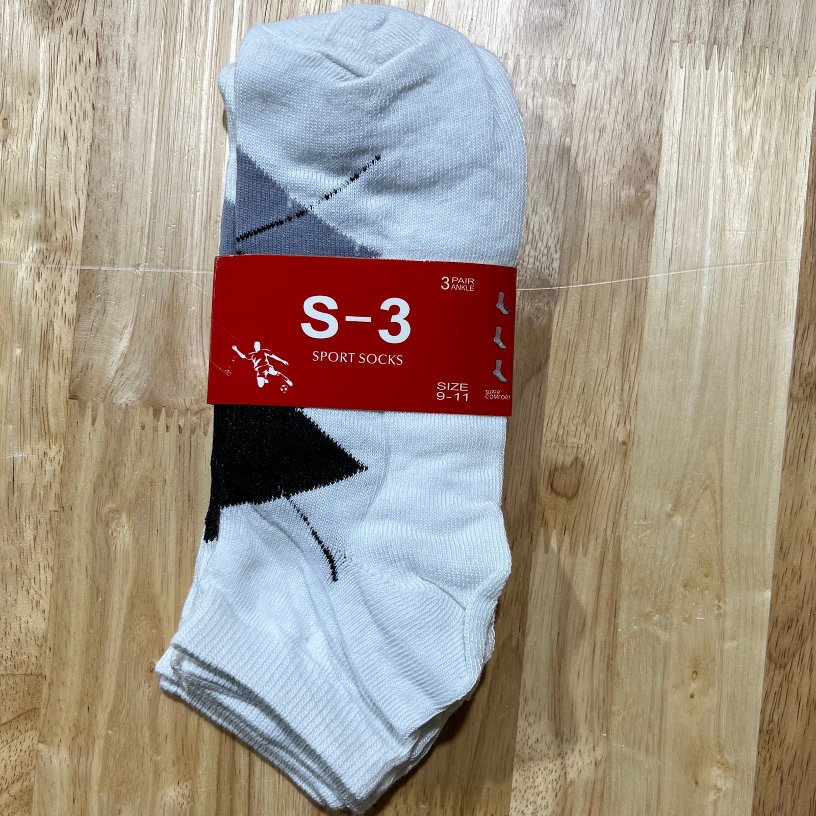 Socks Light weight summer boat beach walking biking gym 12 Pack Vol 5 Plaid-image