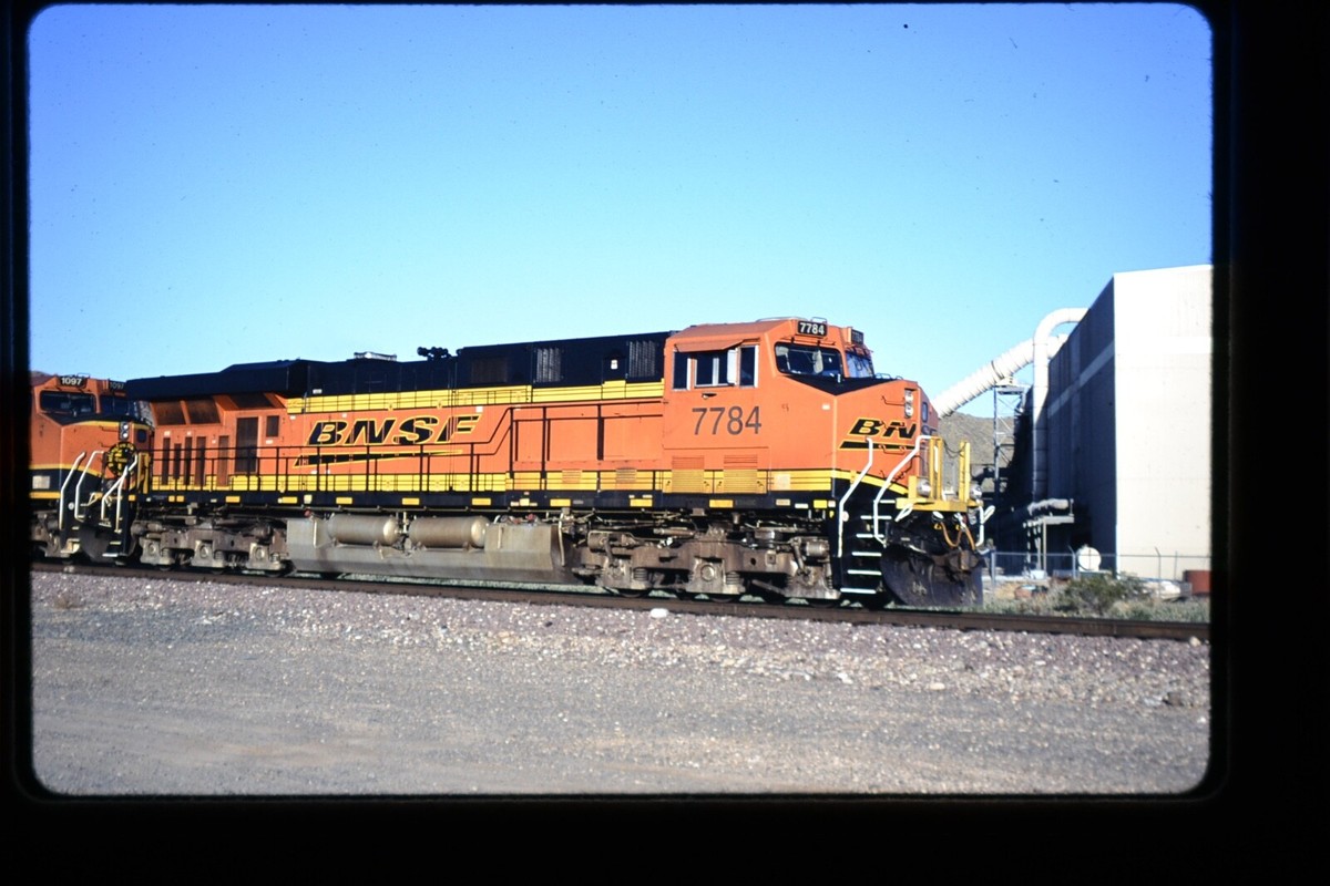 Railroad Slide - BNSF #7784 ES44DC Locomotive McConnico