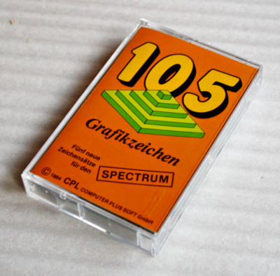 105 Grafikzeichen - 5 Zeichensätze für den SPECTRUM - CPL Computer Soft 1984