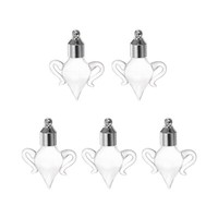 5pcs Name on Rice Glass Vial Pendant Trophy