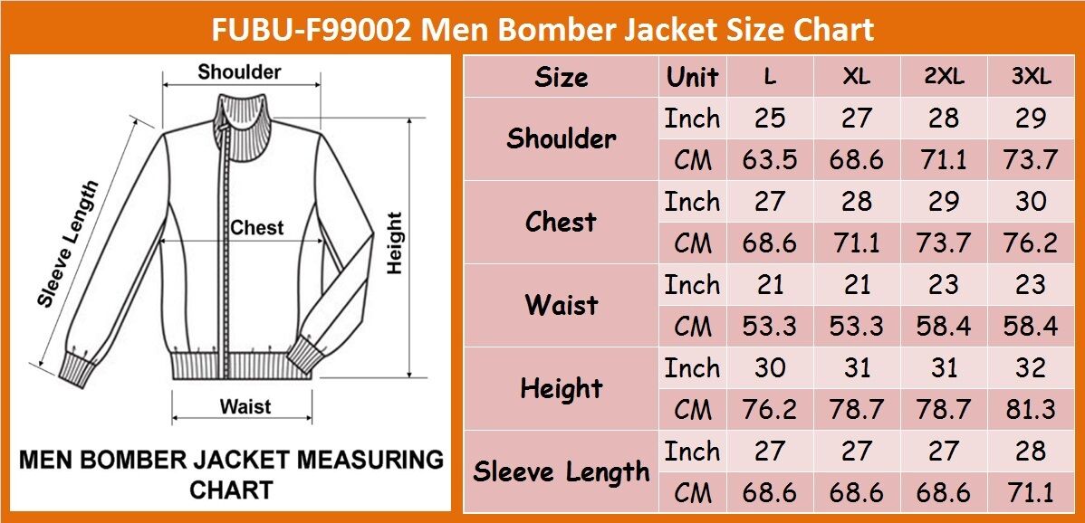 Fubu Size Chart