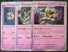 duskull 018/064, duscops 019/064 , dusknoir 020/064 Shrouded Fable NM