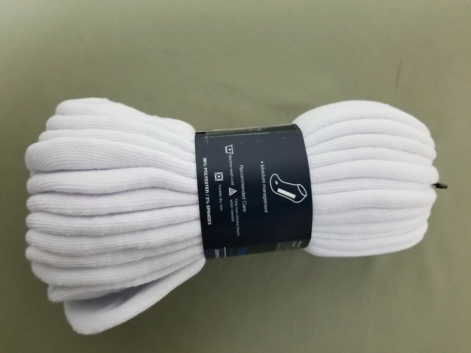 New Asics Womens No Show 6 Pk. Training Athletic Socks. - Image 4 of 4