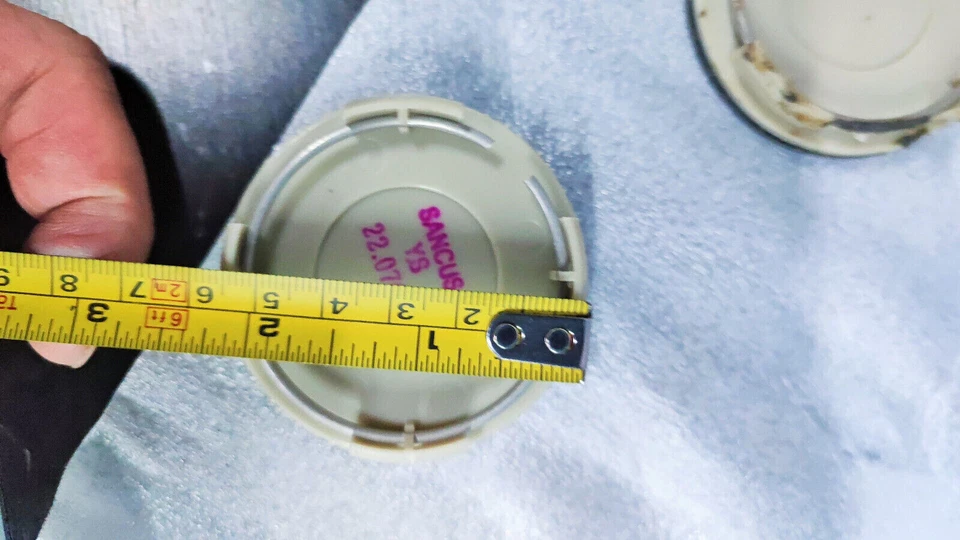 JDM Subaru RA-R Spec-C STI Wheel Caps x4 ST28811ST000 Legacy Forester GD GR SG9 - Image 4 of 4