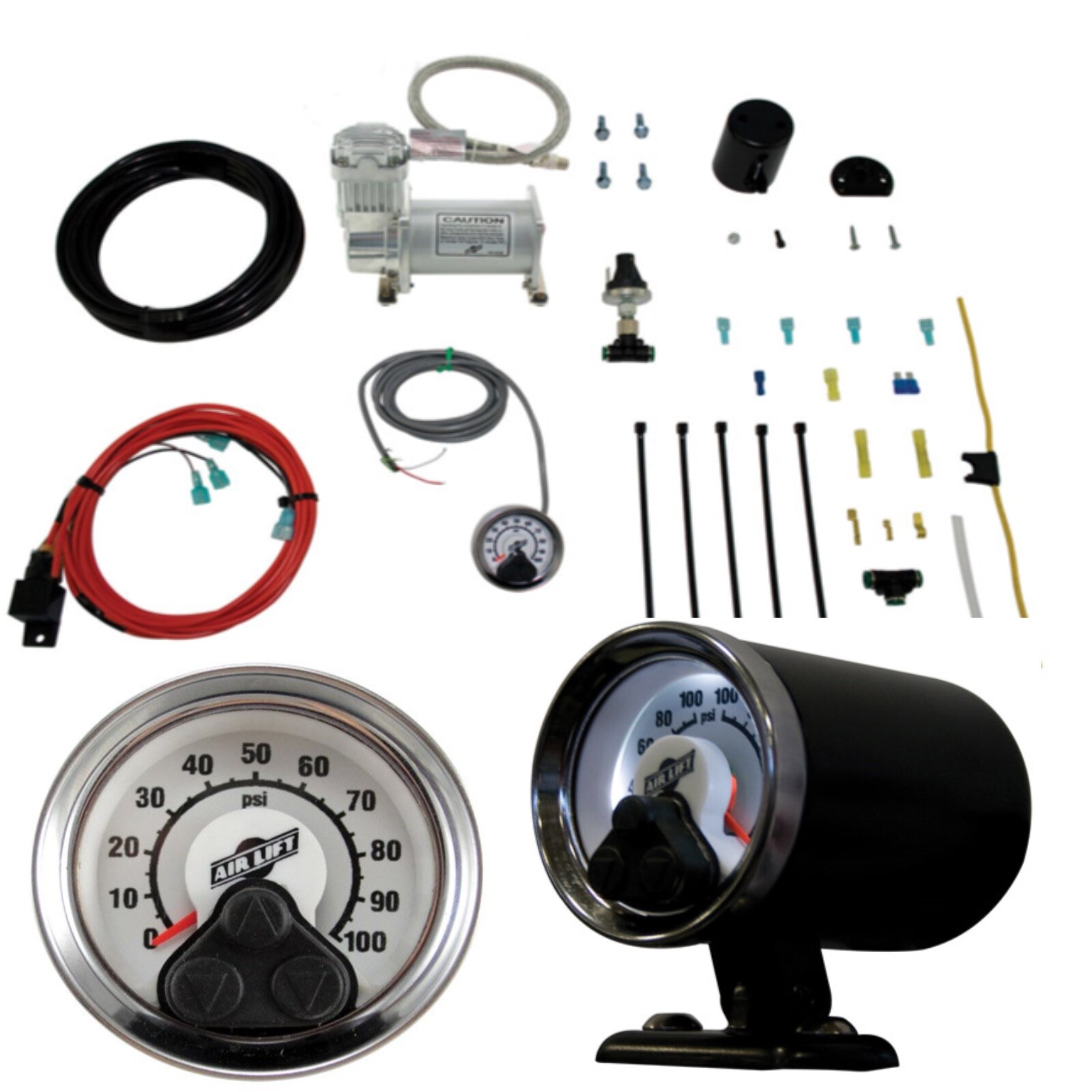 Air Lift LoadLifter5000 Bags w/HD Air Compressor for 2022 Ford F350