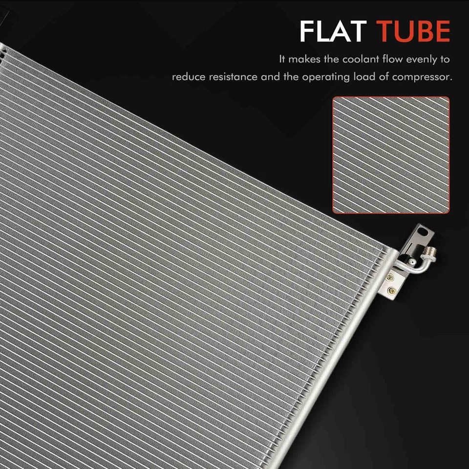 Condensador de aire acondicionado con soporte para International Harvester 8200 1990-1997 8300 2554 Foto 3 de 4