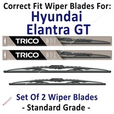 Wipers 2-Pack Standard - fit 2018+ Hyundai Elantra GT - 30260/240