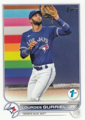 LOURDES GURRIEL JR TOPPS FIRST 1ST EDITION BASE TORONTO BLUE JAYS #54 2022 22