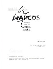 Wagner Moura Signed Autographed NARCOS Pilot Episode Script COA 