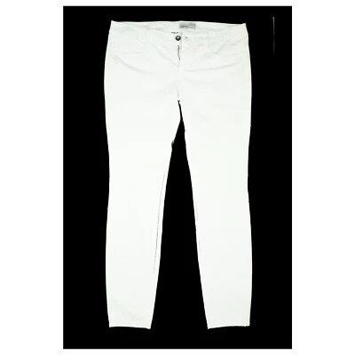 Esprit Damen Stretch Jeans Hose Slim Leg mid Stoff Gr 40 XL W32 L32 weiß Praxis - Bild 1 von 4