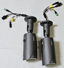  Lot of Two Samsung Wisenet Q Series QNO-6082R1 2MP Network Bullet Cameras