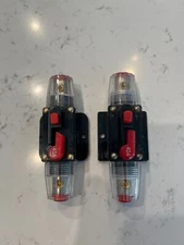 Nilight 40A Inline Circuit Breaker Resettable 12-24V DC Manual Reset Fuse Holder