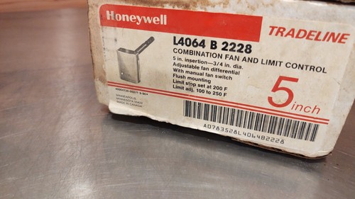 Honeywell L4064B2228 Fan & Limit L4064A 5” Depth Furnace Control - Picture 6 of 6
