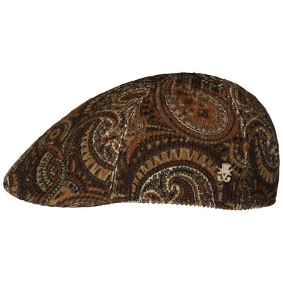 MAYSER Billy Paisley Cord Flatcap Zechbauer Schirmmütze Schiebermütze