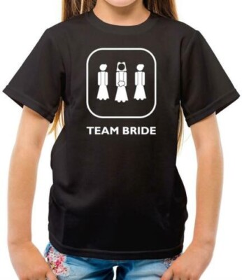 Team Braut [Married] - Kinder - Henne Tun - Blumenmädchen - Brautjungfer