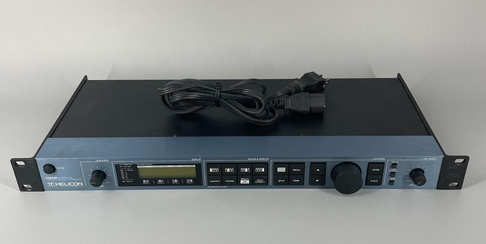 TC Helicon VoiceWorks Vocal Harmonizer / Rack Mount Multi-Effect 