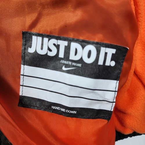 Nike Puffer Winter Hooded Just Do It Jacket Coat Green Camo Boys 3T 76H860-A38 - Picture 6 of 8