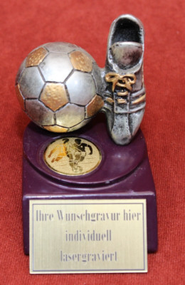 Fussball Schuh Torwart Pokale Award Resin 7 cm inkl. Gravur