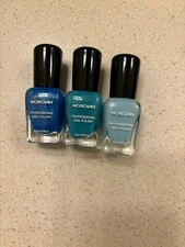 Morovan nail polish 3 Pcs Sparkle Blue colors