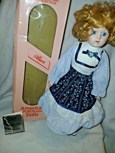 The Heritage Mint Collection Allison 16" Porcelain Doll 1988 D-27