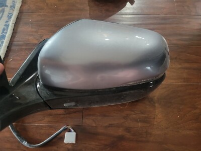 Left Power Mirror w Heated w Memory w Turn Signal for 17-21 Honda Pilot Silver