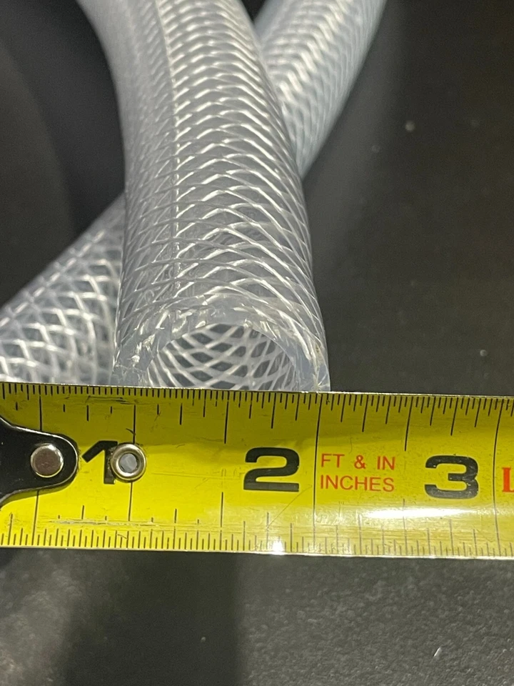 Grainger Braided Clear Tubing 1 in. ID 15 ft of Cut Tubing - Image 3 of 4