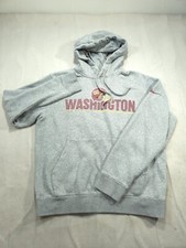 Washington Commanders Hoodie Nike Small Sweatshirt Pullover Gray Football Mens