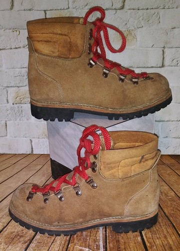 Vtg Kinney Colorado Boots Brown Leather 
