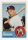 1963 Topps #167 Jim Fregosi baseball card. Los Angeles Angels. EX