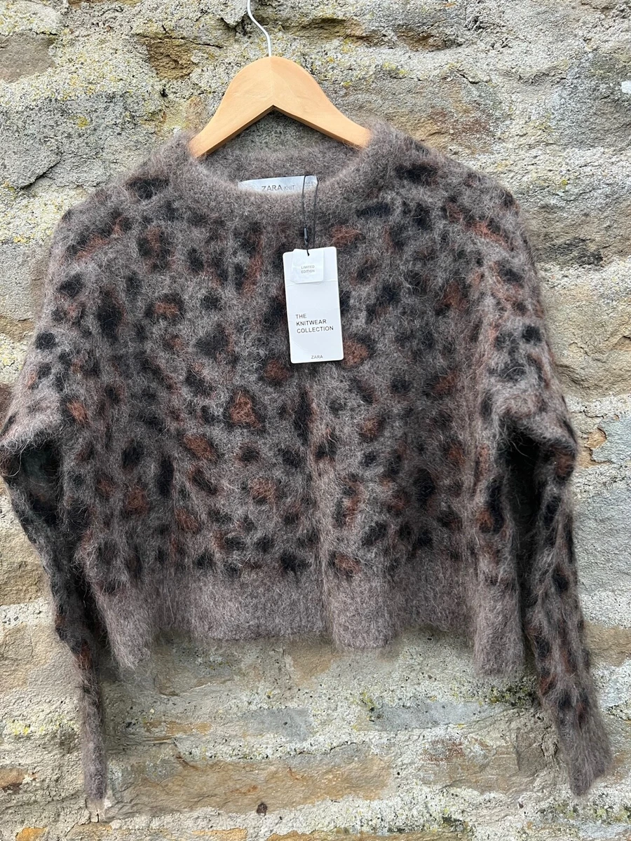 Zara animal hotsell print jumper