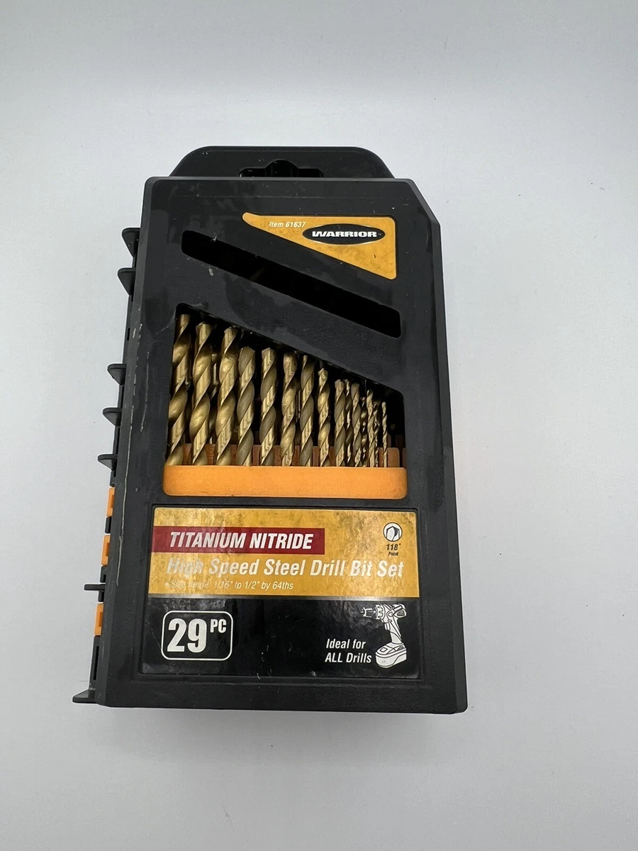 Warrior titanium high speed steel numbered drill bit set hot sale