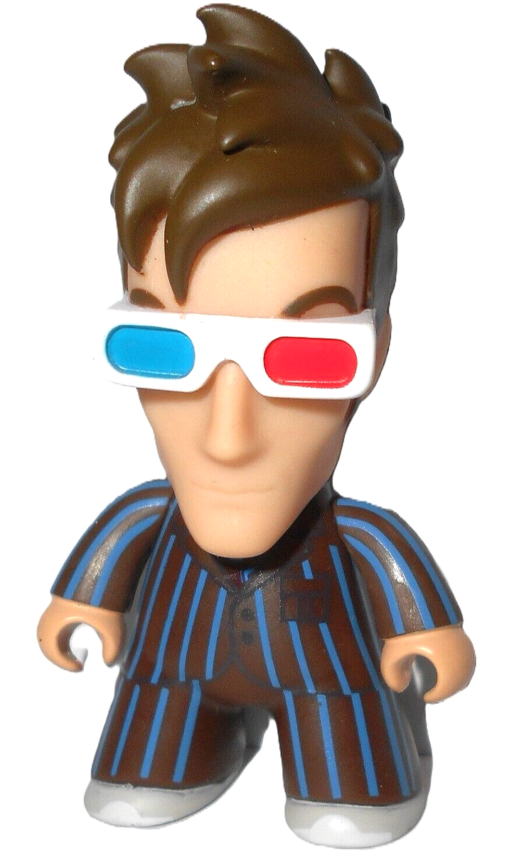 Doctor who The TENTH DOCTOR 10th 3D glasses spectacls titans vinyl