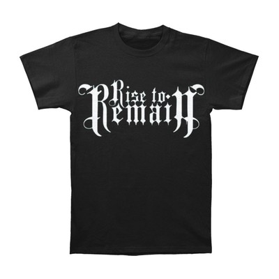Men's Rise To Remain Logo T-shirt Large Black