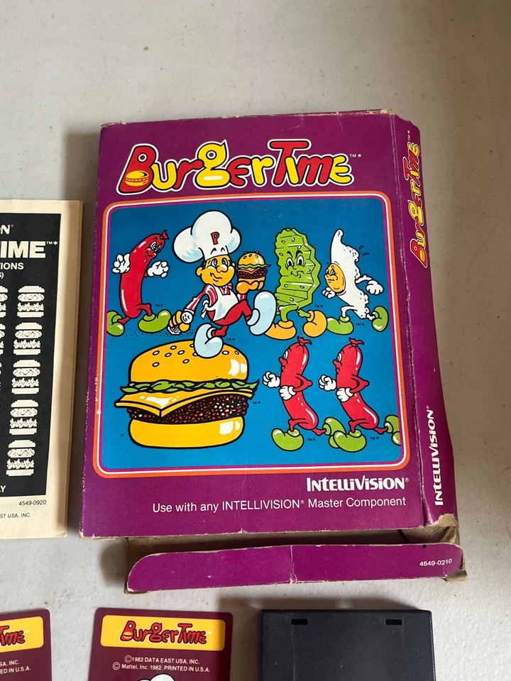 intellivision game - BurgerTime - Image 3 of 3