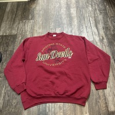 Logo 7 Vintage 90s Arizona State Sun Devils Crewneck Sweatshirt L NCAA