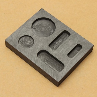 For Gold Bar Round Coin Graphite Ingot Melting Casting Refining Scrap Combo Mold