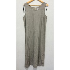 Vintage Midi Dress Minimalist Classic 90s Modest Houndstooth