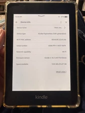 Amazon Kindle Paperwhite 10th Gen Wi-Fi, 6-inch, Black