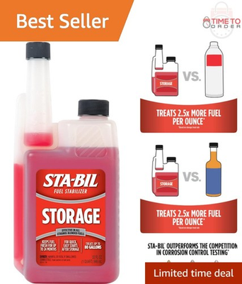 #ad Fuel Stabilizer 32 oz Keeps Fuel Fresh 24 Prevents Corrosion Gas Additive $19.97