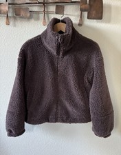 Lululemon Cinchable Fleece Zip-up Jacket Women’s Sz 6 Expresso Brown 