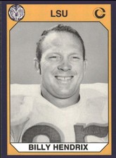 Billy Hendrix #20 1990 Collegiate Collection LSU Tigers LSU Tigers