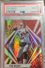 New ListingPanini Phoenix Tom Brady #35 Fire Burst Football PSA 10