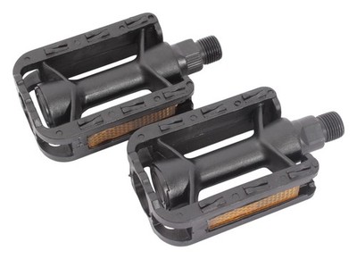KHE Prism Kinder Pedale 9/16'' BMX MTB rutschfest mit Reflektoren