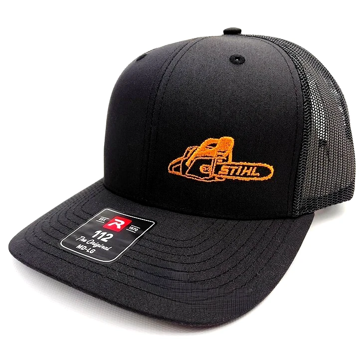 Chainsaw Embroidered Richardson 112 Cap Hat Mesh Snapback Black Stihl Tree Trim
Opens in a new windo