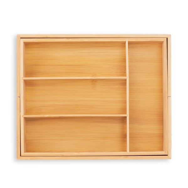 Besteckkasten Besteckorganizer Besteckschublade Schubladeneinsatz 6 FäCher-image