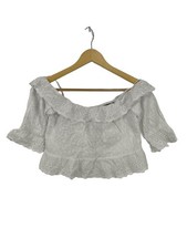 ZARA Camicetta con arricciature Donna Camicetta a blusa Taglia IT 40 elegante