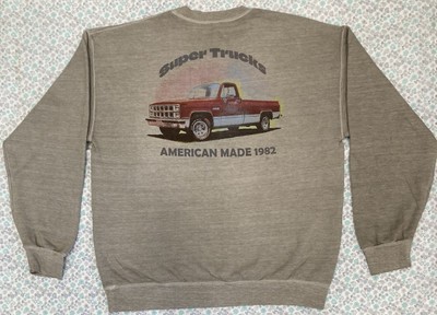 GMC Super Truck American Made 1982 Crew Sweatshirt